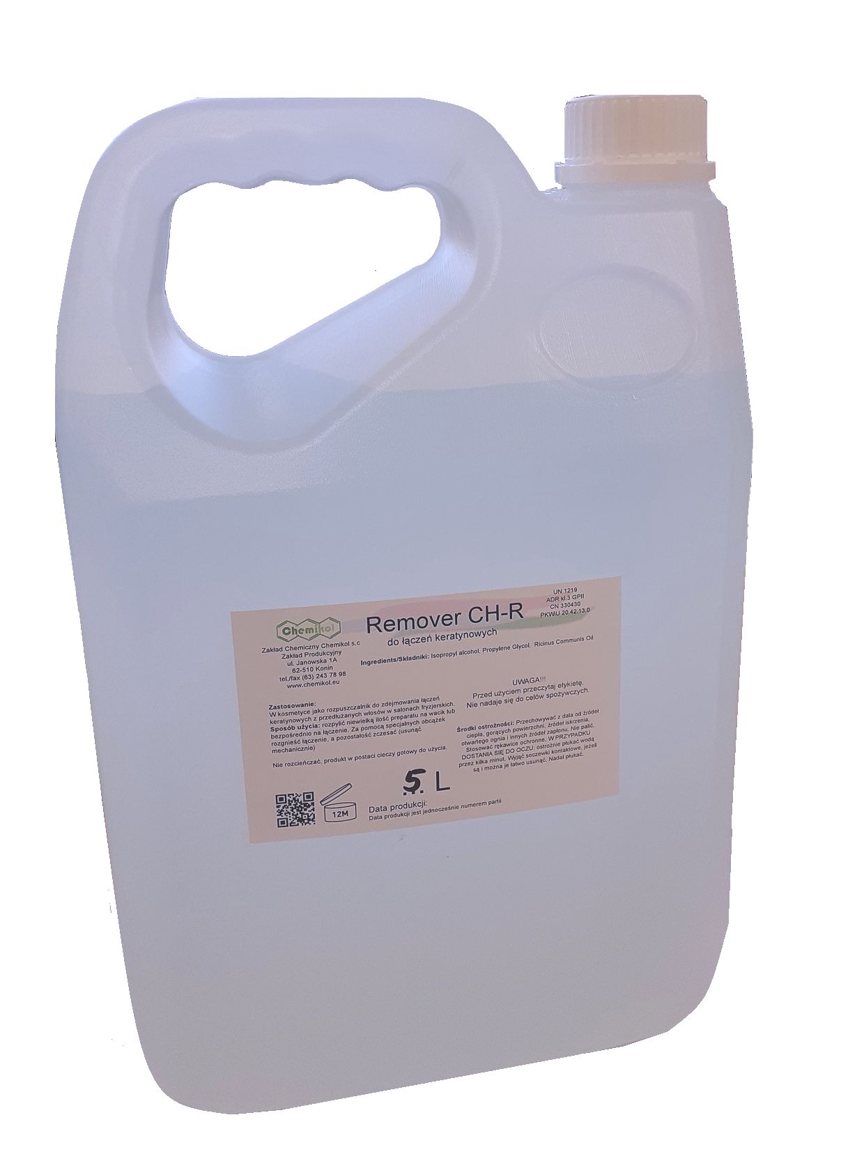 Remover CH-R do łączeń keratynowych